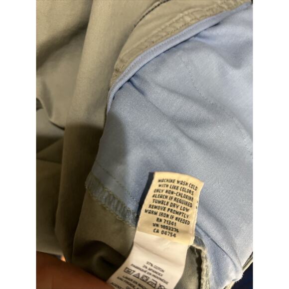 L.L Bean Favorite Fit Womens Casual Chino Pants Light Green Size 12 - Picture 12 of 12